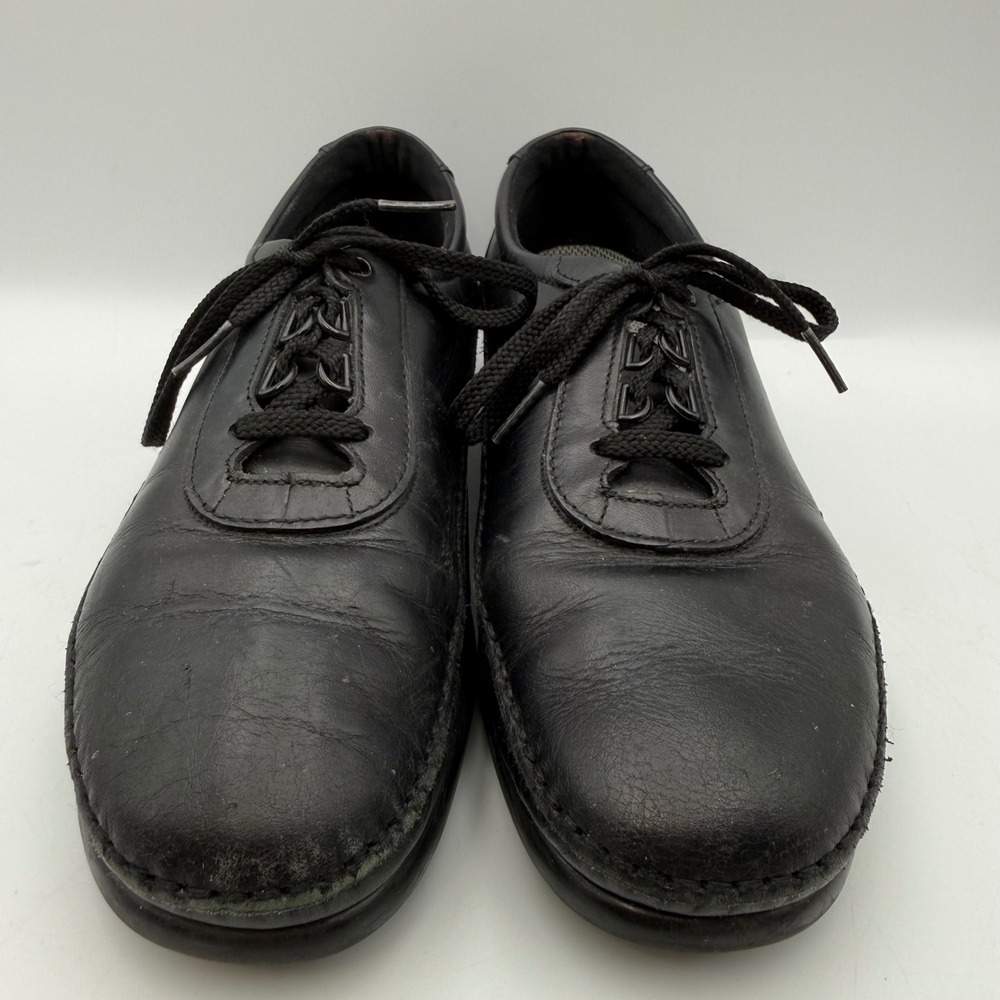 SAS Black Leather Comfort Walking Shoes Mens 8.5 N 110183982